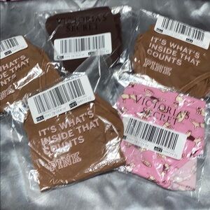PINK V/S Panties Set - Brown and Pink